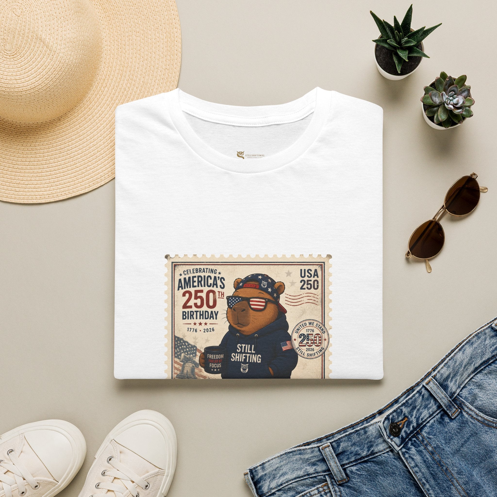 America 250 Capybara T-Shirt