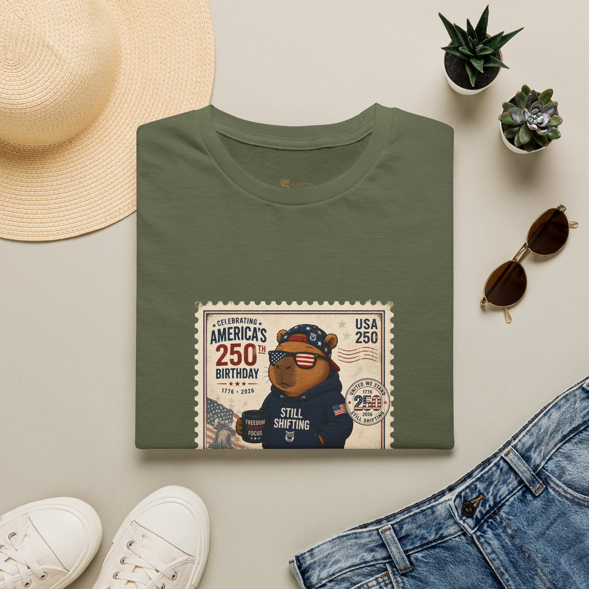 America 250 Capybara T-Shirt