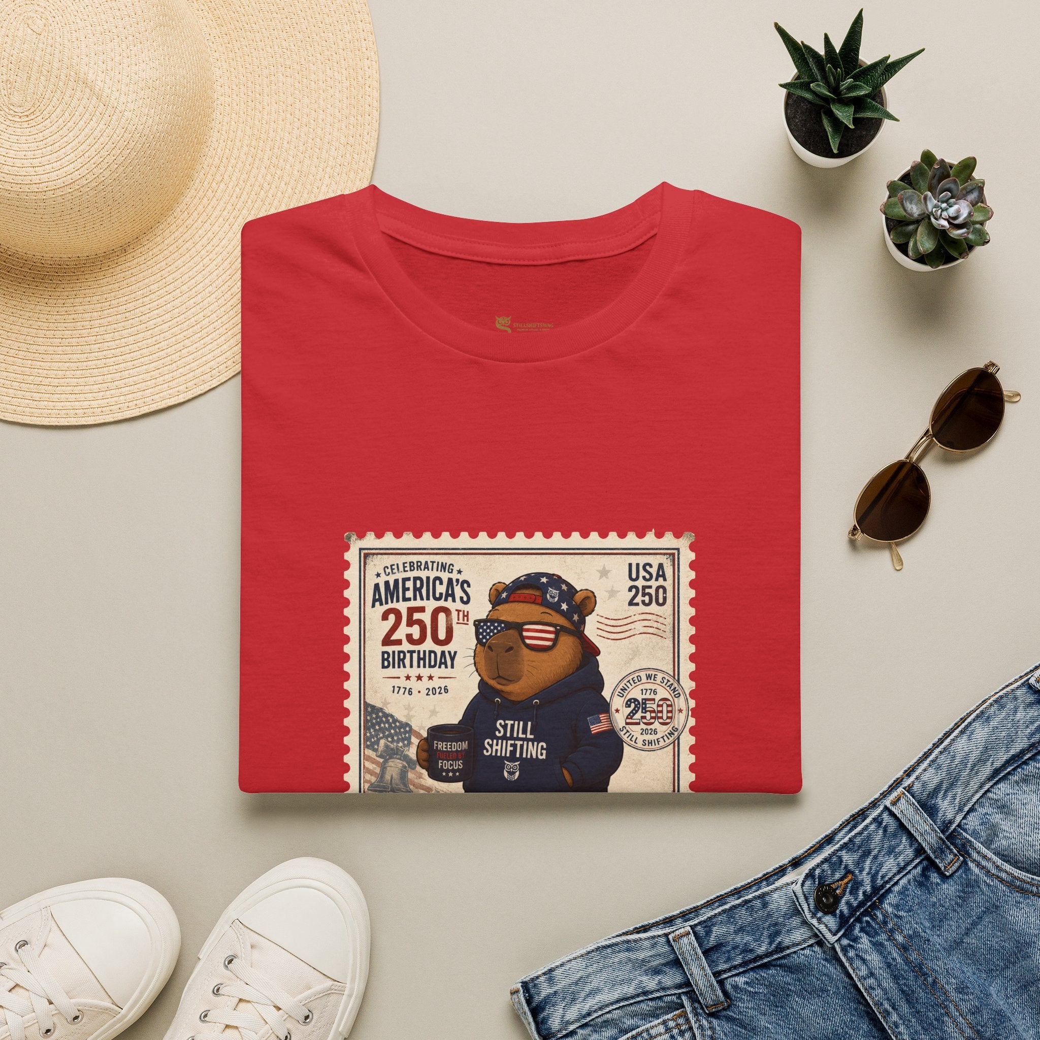 America 250 Capybara T-Shirt
