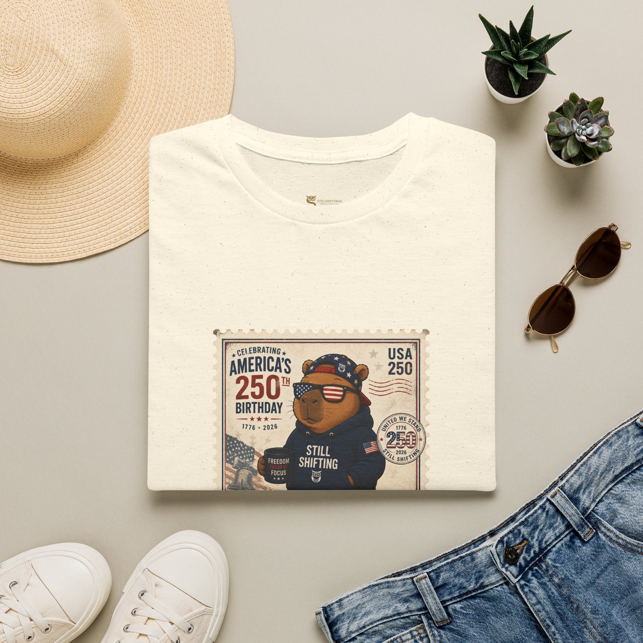 America 250 Capybara T-Shirt