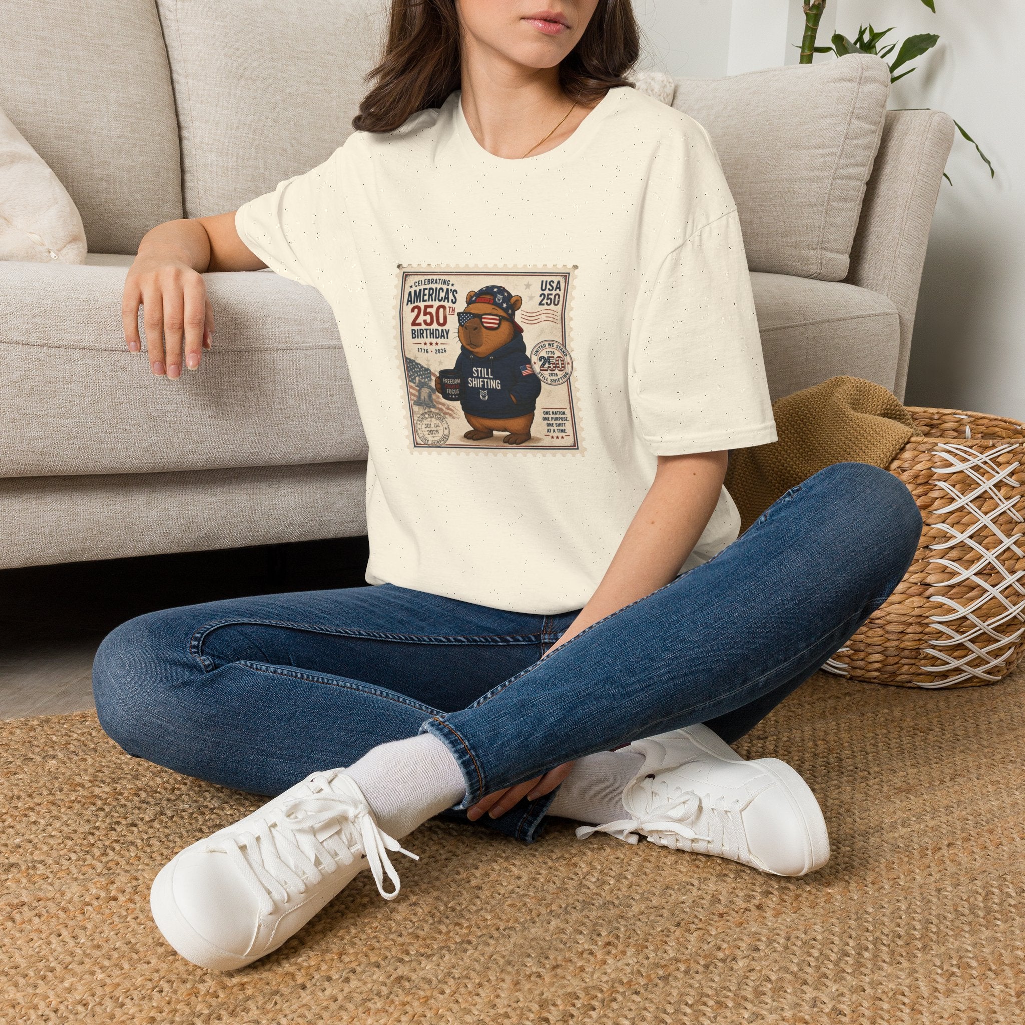America 250 Capybara T-Shirt
