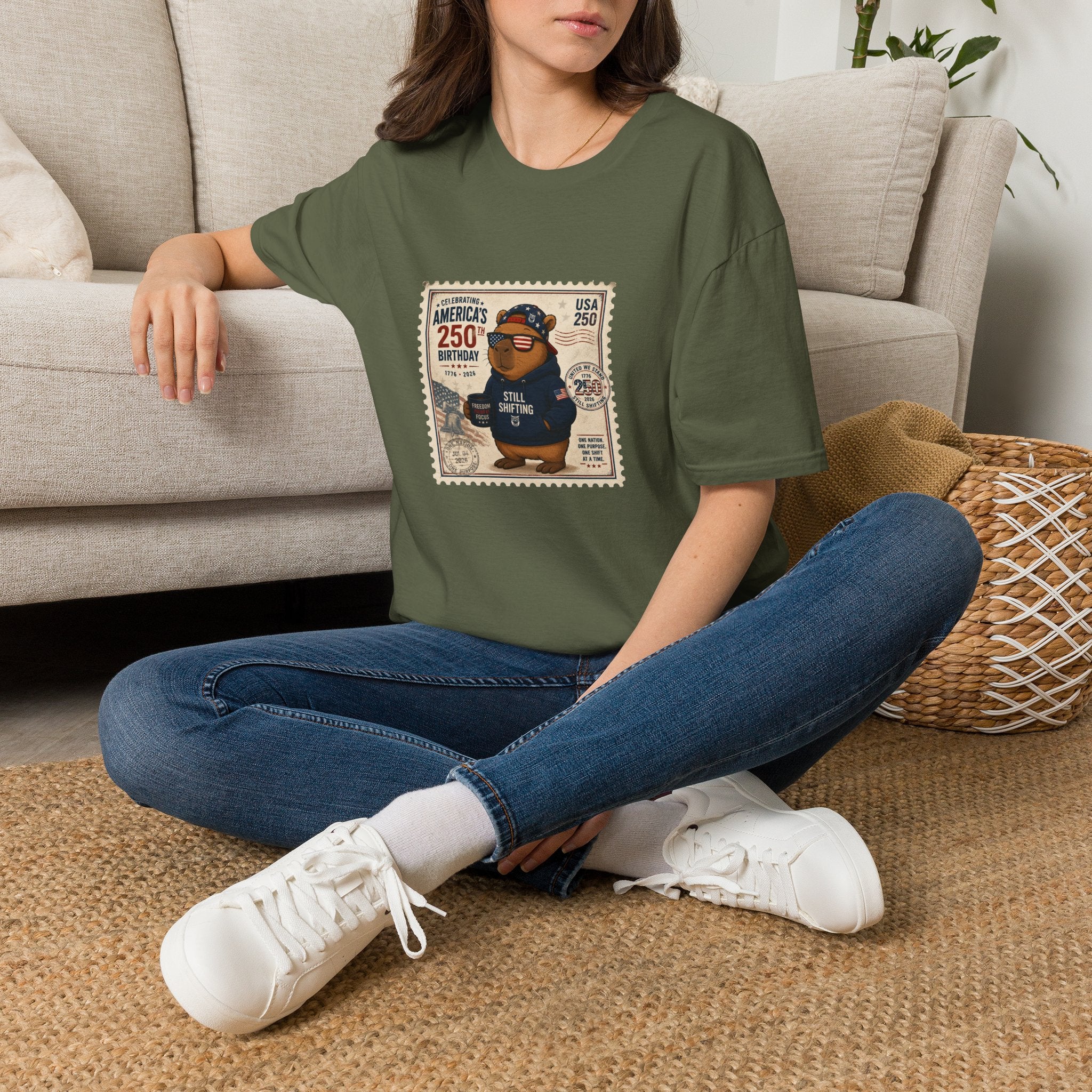 America 250 Capybara T-Shirt